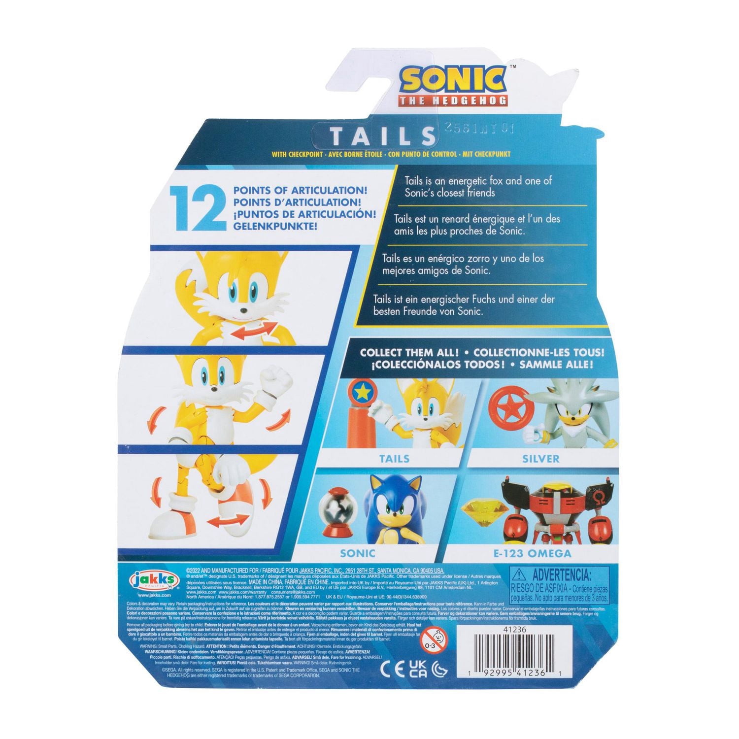 Sonic 4" Figure - Tails with Checkpoint