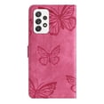 thumbnail image 2 of Compatible with Samsung Galaxy A23 5G/ 4G Embossed Butterfly Case with Wallet and Kickstand Cover, 2 of 5