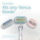 thumbnail image 4 of Gillette Venus Platinum Extra Smooth Metal Handle Women's Razor - 1 Handle + 4 Refills, 4 of 9