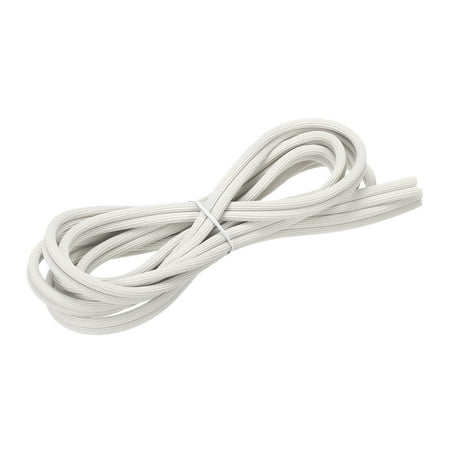 Uxcell 5M/16.4Ft Silicone Window Screen Spline Sealing Strip, 5.5mm OD White