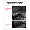 thumbnail image 4 of KFFKFF 8-Gallon Wet Dry Vacuum Cleaner, 6 Peak HP with Self-Cleaning Function, Dual-Filter System, 900W Power, 1.25in x 7ft Hose, 9.8ft Cord, Durable Metal Tank for Workshop, Garage, and Home Use, 4 of 9