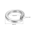 thumbnail image 2 of Uxcell M5 304 Stainless Steel Spring Lock Washer Split Lock Washer Lock Metal Washers for Screws Bolts 200 Pack, 2 of 7