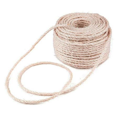 

Sisal Rope for Cat Scratching Post Cat Tree Natural Sisal Rope 6mm Accessories for Home DIY