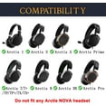 thumbnail image 2 of SOULWIT Earpads Replacement for SteelSeries Arctis 1/3/5/Arctis 7/7+/7P/7P+/7X/7X+/9/9X/Pro/Prime(Do Not Fit Any Arctis Nova) Headset, Ear Pads Cushions with High-Density Foam, 2 of 5