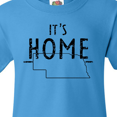 thumbnail image 4 of Inktastic It's Home State of Nebraska Outline Distressed Text Youth T-Shirt, 4 of 5