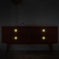 thumbnail image 6 of Kangaroo Fluorescent Drawer Pulls - Round Knobs - Glow-in-the-Dark Door Handles - 4-Pack - Suitable for Cabinets, Wardrobes, Dressers - Furniture Decor with Screws, 6 of 6