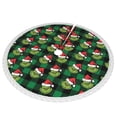 thumbnail image 2 of Faldas para árbol de Navidad Grin-Ch de 36 pulgadas, tapete para árbol de Navidad para fiestas de invierno, falda para árbol de Navidad para decoraciones navideñas rústicas, 2 of 8