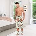 thumbnail image 6 of FORMRS Mens Pajama Pants with Pockets Sleepwear Lounge Bottoms Sizes S-2XL, Large Red Floral Pattern, 6 of 7