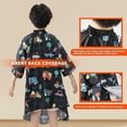 thumbnail image 4 of Perfehair Kids Haircut Cape with Sleeves - Cute Cars Printing, Adjustable Neck Collar, Comfortable Barber Cape for Boys & Girls, Ideal for Home or Salon Use, Professional Hair Cutting Apron, 4 of 6