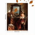 thumbnail image 3 of Woman At Dresser Realism Canvas Classic Traditional Interior Wall Decor, 3 of 8