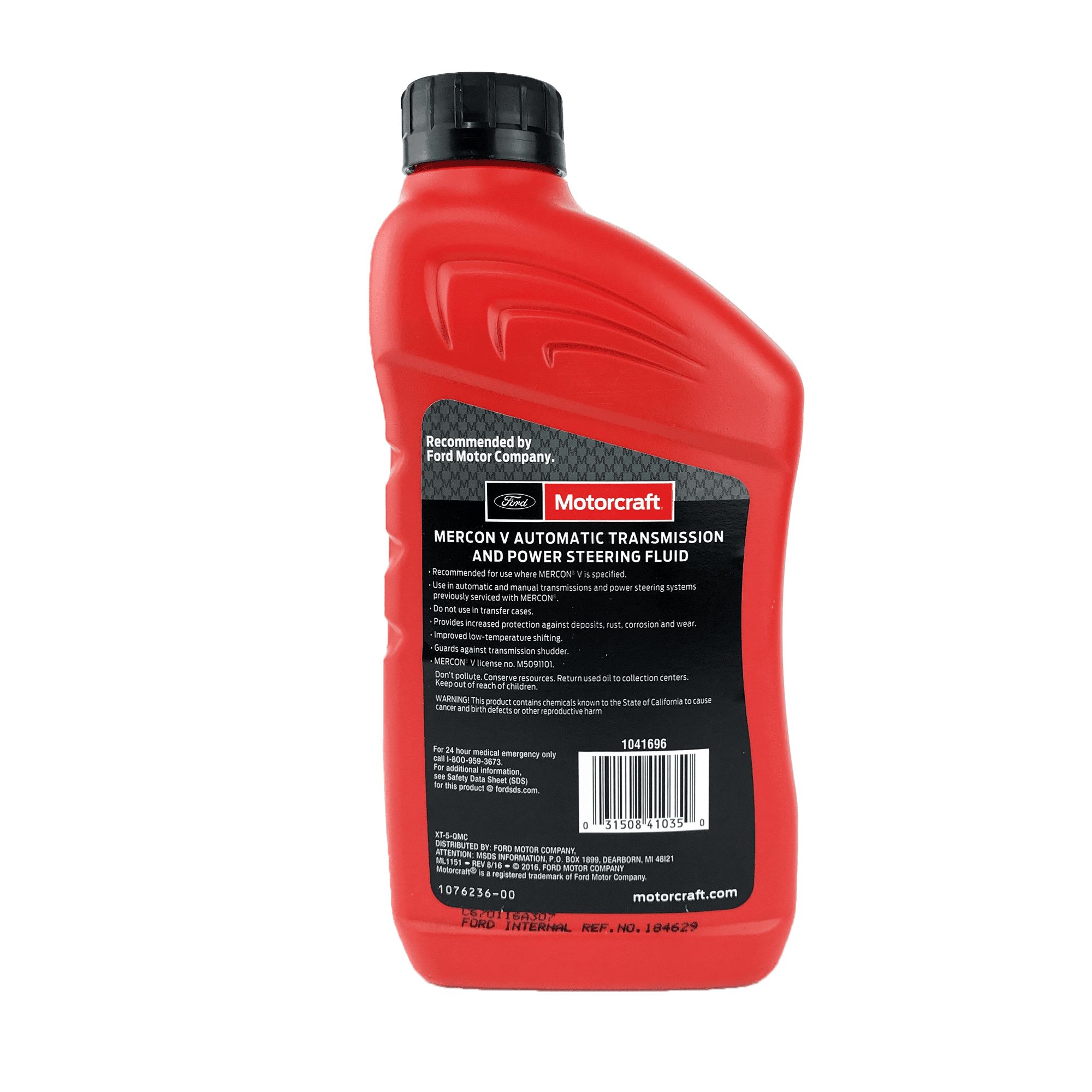 Motorcraft Mercon V Transmission Fluid Case of 12 Quarts Fits select: 2006-2009 FORD F150, 2006-2008 FORD ESCAPE