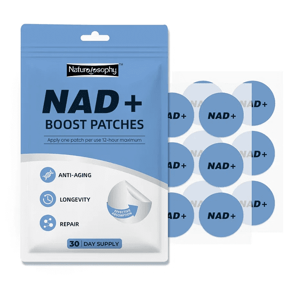 Naturolosophy NAD Firming Care Patches (30 Day Supply) - Topical Skin Care Patch with Hyaluronic Acid, CoQ10 & Botanical Extracts, Moisturizing & Revitalizing for All Skin Types