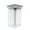 Gray #2, variant on Airtight Cereal Storage Container with 4 Compartments | 2.3L Clear Food Storage Bin for Pantry Organization | Flour, Sugar, Rice & Snacks | Includes Measuring Cup