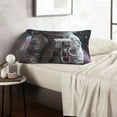 thumbnail image 6 of Honeii Cat Astronaut In Space Pattern Decorative Throw Pillow Case - Elevate Your Couch, Sofa, or Bed with Stylish Home Decor-16"x24", 6 of 6