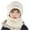 Beige, variant on Boys Hat Scarf Set,Winter Knit Hat Scarf Combo Neck Warmer Kid Cap Set Navy Free Size