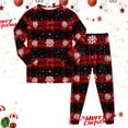 thumbnail image 2 of Xyant Boys Girls Christmas Pjs 2Pcs Pajamas Sets Kids Toddler Long-Sleeve Snug fit Soft Cotton Sleepwear Size 6-7 Years, 2 of 7