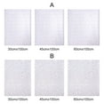 thumbnail image 2 of Anti-UV Door Covering Home Decoration Static Frosted Decal 3D Crystal Flower Glass Privacy Stickers Geometric Triangle Matte Window Film 60CMX100CM A, 2 of 8