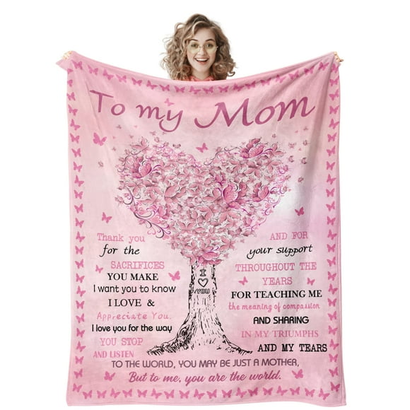 Manta Quilazy Best Mom Mommy Mother Ever 150 x 125 cm