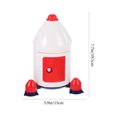 thumbnail image 3 of Miangastore Rocket Coin Box White 1Pack 7.7X5.9X5.3In, 3 of 8