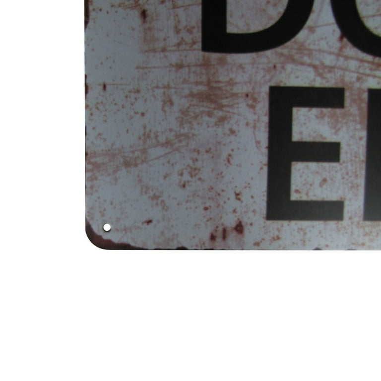 TreasureGurus Do Not Enter Restricted Area Vintage Metal Signs