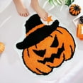 thumbnail image 4 of Vggrvlo Under5 Halloween Bathroom Rugs Non Slip Extra Soft Absorbent Outdoor Rug Machine Washable Quick Dry Rugs for Living Room Halloween Decorations, 4 of 6