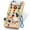 Blue, variant on OneDayFun Montessori Wooden Busy Board with LED Light Switches for Toddler, Sensory Travel Toys for 1-3 Year Old Boys and Girls