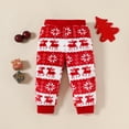 thumbnail image 7 of TAmten Infant Boy Clothes Fall Winter Clothes Letter Graphic Long Sleeve Sweatshirt Pullover Fall Outfits Winter Clothes Set(Red,12-18 Months), 7 of 7