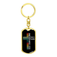 thumbnail image 4 of Whole Lot Of Jesus Stainless Steel or 18k Gold Premium Swivel Dog Tag Keychain, 4 of 8