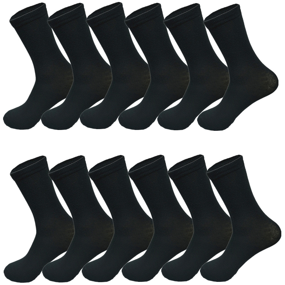 Ladies Colorful Variety Design Assorted Knee High Stocking Socks (Black ...
