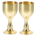 thumbnail image 6 of Raindrops 2pcs Brass Goblet For Wine Offerings And Rituals Easy To Clean Decorative Drinking Cups For Ceremonial Use, 6 of 8