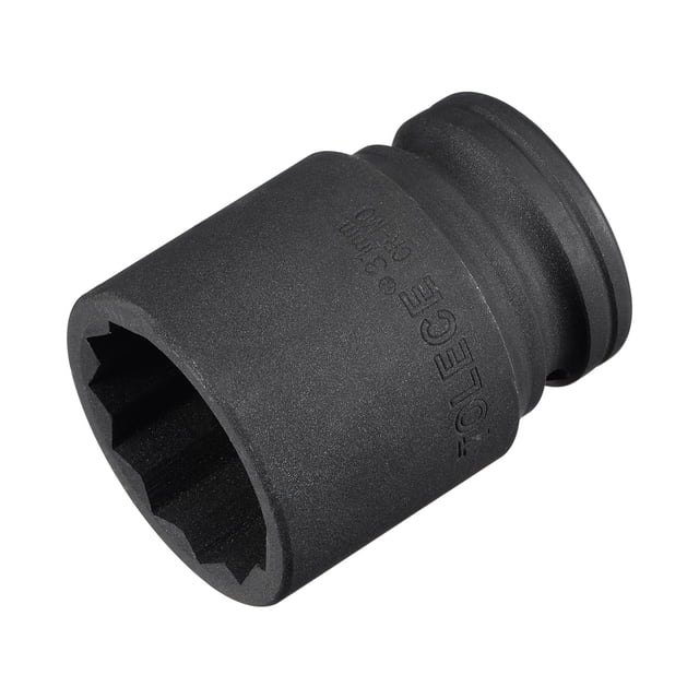 Zócalo de impacto de 31 mm de 3/4" con 12 puntos, acero CR-MO, longitud de 56 mm, tamaños métricos estándar