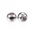 thumbnail image 2 of 100 pc Resistant 304 Stainless Steel Beads Rondelle Stainless Steel Color 5x4mm Hole: 2mm, 2 of 3