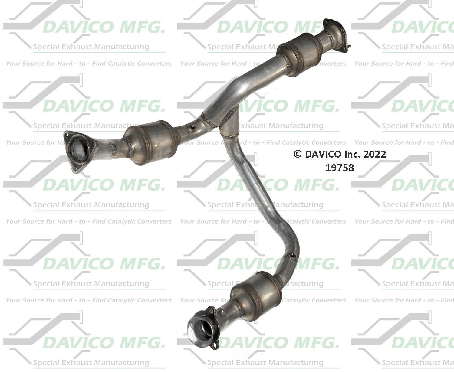 Davico Mfg 19758 Direct-Fit Catalytic Converter