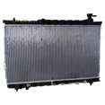 thumbnail image 4 of zxhhxkAn Radiator Front Side 1 Row Direct with Automatic Transmission for Hyundai for Santa Fe 2.4L/2.7L 2001-2006 Aluminum,Plastic 27.88 in / 708mm-Core Height Downflow-Style 2531026050, 4 of 6