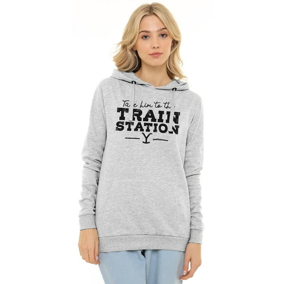Yellowstone Train Station Yellowstone Women's Hoodie