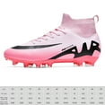 thumbnail image 2 of Zapatos de fútbol femenino para hombres tacos de fútbol de fútbol con zapatillas de fútbol altas de la zapatilla de entrenamiento para al aire libre/interior, 2 of 8