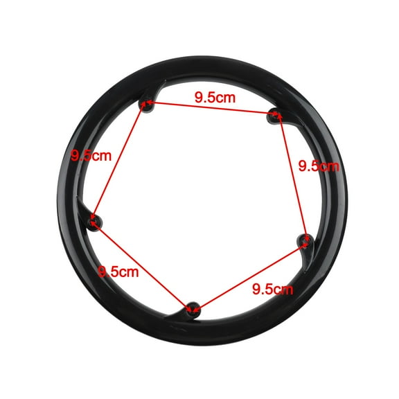2 Pcs Bike Chain Crankset Guard 4/5-Hole G5Tdo-48/Kun46-48/9.1 Dental Disc Protective Cover Bicycle Sprocket Accessories