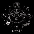 thumbnail image 2 of Men's Star Wars: The Mandalorian Grogu Celestial Symbols Graphic Tee Black 3X Large, 2 of 5