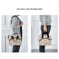 thumbnail image 6 of Lunch Bag Portable Crossbody Meal Bag Cooler Bag Insulated Lunch Bag Food Bag Handheld & Crossbody Design Cartoon Coral Roses, 6 of 6