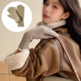 thumbnail image 4 of Women's twist knit gloves with touch screen palm patch, 4 of 5
