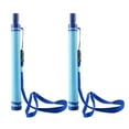 thumbnail image 1 of Paquete de 2 filtros de agua portátiles con pajita, purificador de succión para camping, senderismo, emergencias y supervivencia., 1 of 5