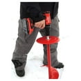 thumbnail image 2 of Ice Fishing Auger Stopper with Drill Bit Adapter (9"disc, fits up to 8" auger blades) for Cordless 20volt Lithium Battery Drills - Prevent Auger Blade from Slipping Beneath The Ice., 2 of 8