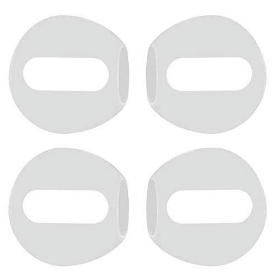 Ear Gels Tips for AirPods Headphones Ultra Thin Earphone Covers | Case Fit Sport Exercise Accessories for AirPods 1 & 2 or EarPods Earphones Earbuds (Clear)