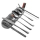 thumbnail image 4 of Juego de utensilios de viaje, cubiertos reutilizables de acero inoxidable, kit de cubiertos portátil con abrebotellas multiusos para camping, picnic y almuerzo (negro), 4 of 9