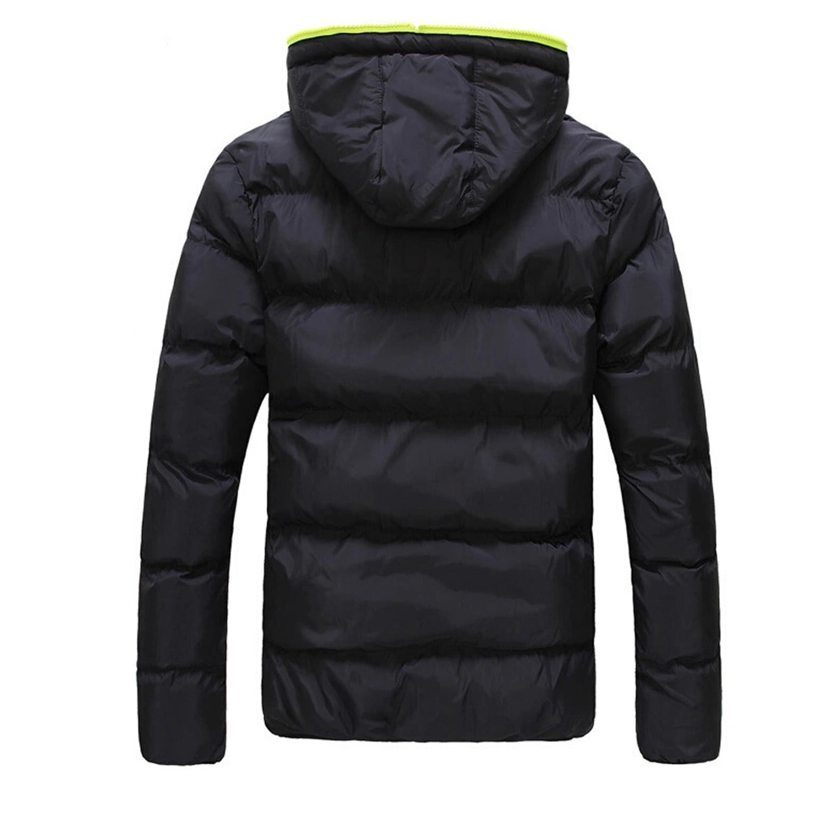 Black hoodie coat deals
