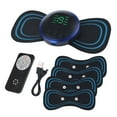 thumbnail image 2 of Mini Muscle Body Massager Host with 2 Replaceable Pads and 19 Speed 8 Modes for Pain Relief for Full Body and Relaxation of Arm, Leg Shoulder, Waist, 2 of 8