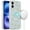 Floral C, variant on For iPhone 16 Plus 6.7 inch Magnetic Double Layer IMD Design Case - Pink Floral