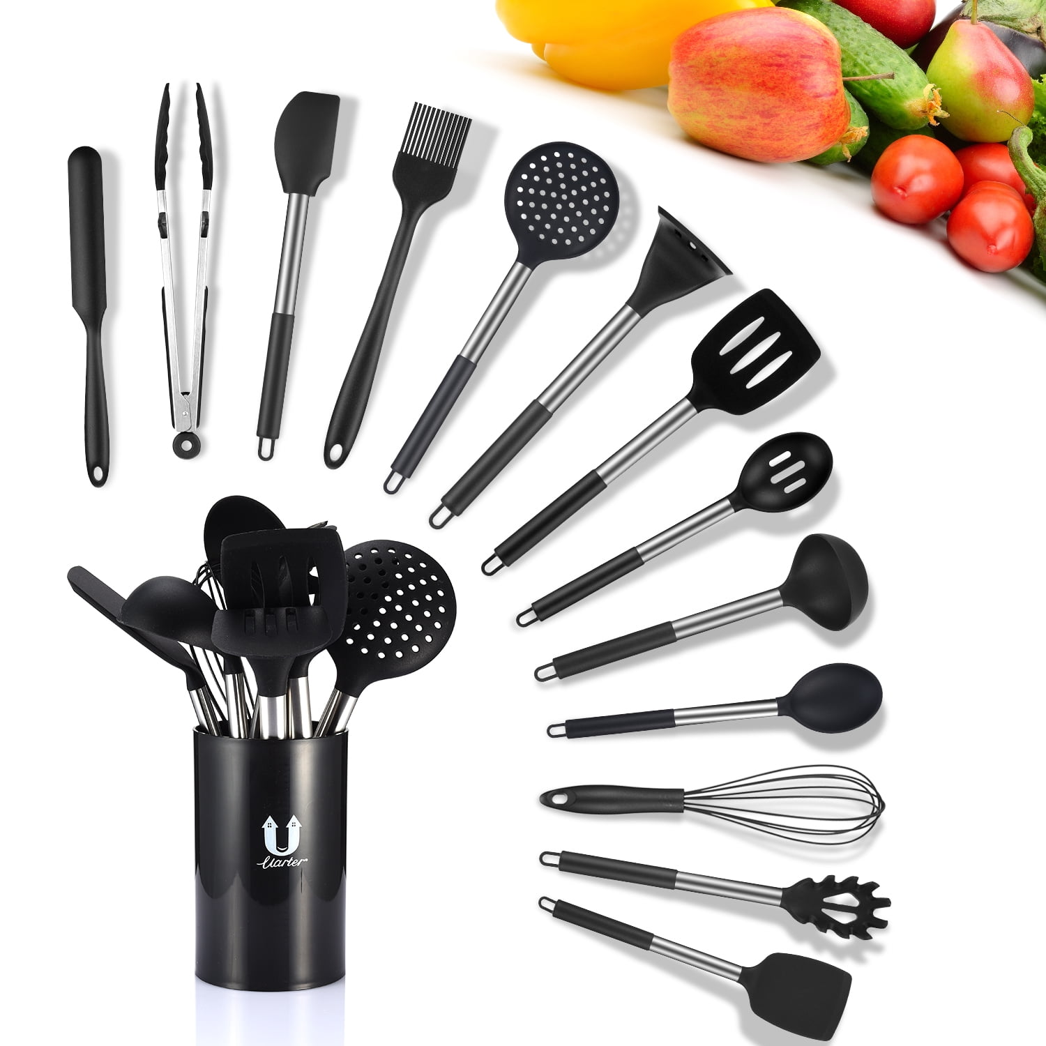 14 Pcs Silicone Cooking Utensils … curated on LTK