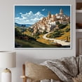 thumbnail image 2 of Designart "Hidden Gem Italian Coastline" Extra Large Landscapes Framed Wall Art - Global Green Landscape Italy Living Room Framed Canvas Art, 2 of 7