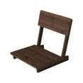 thumbnail image 1 of Silla Tatami, Silla con respaldo, Muebles auxiliares, Asiento de madera sin patas para portátil Marrón, 1 of 9